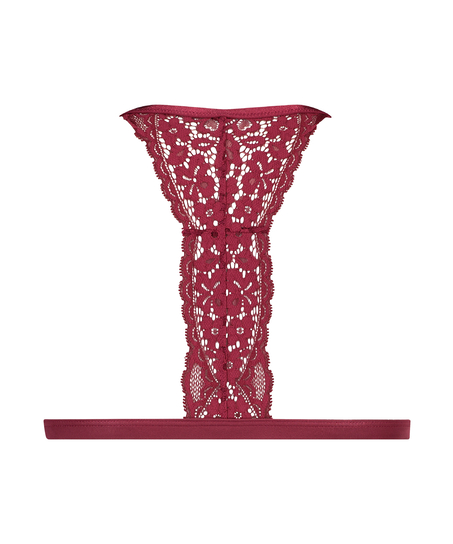 Rose polstret triangle-bralette, R&oslash;d