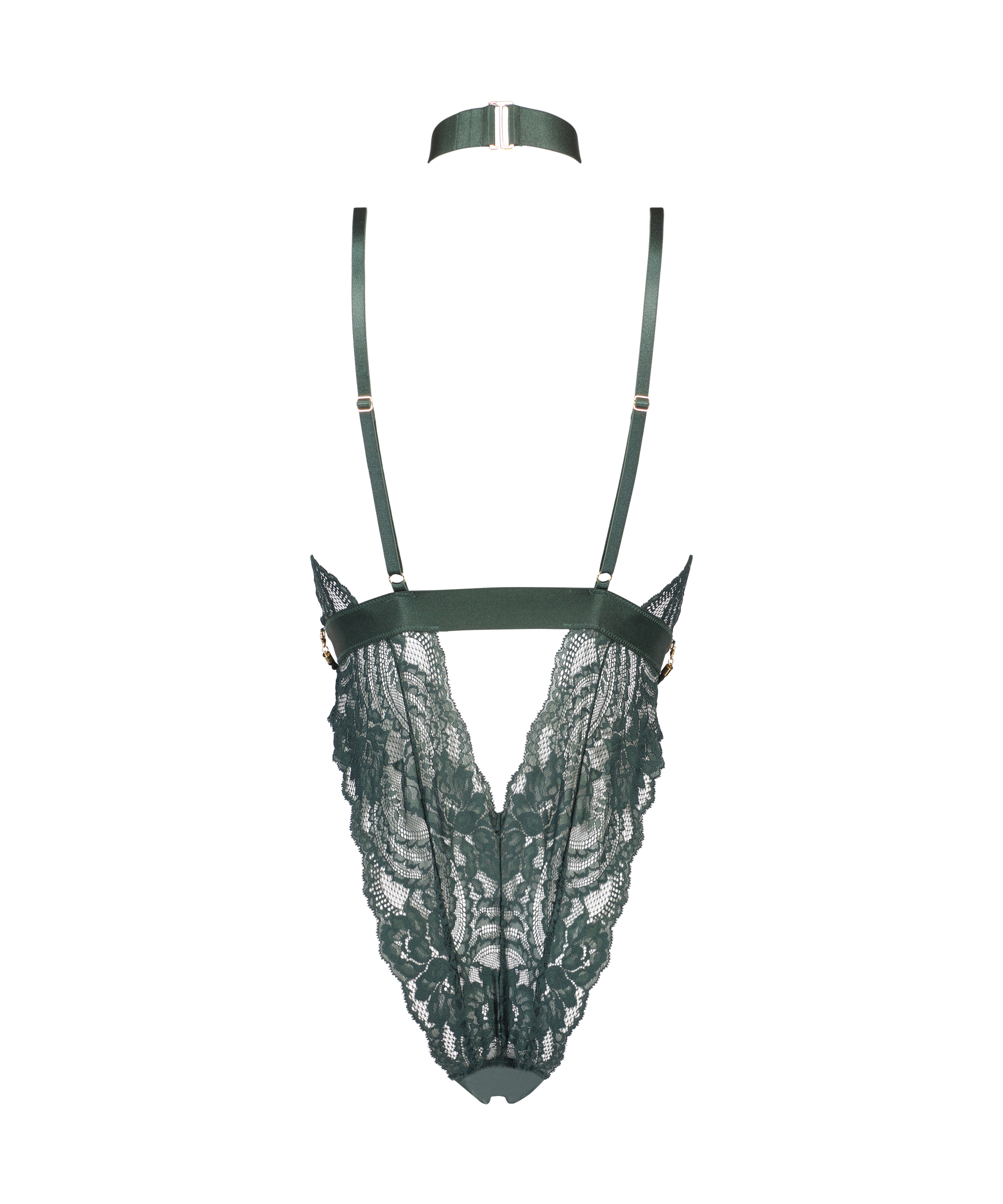 Private Brandy body åpent skritt, Grønn, main