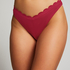 Høykuttet Bikini Underdel Scallop, Rosa