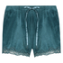 Velvet lace shorts, Bl&aring;
