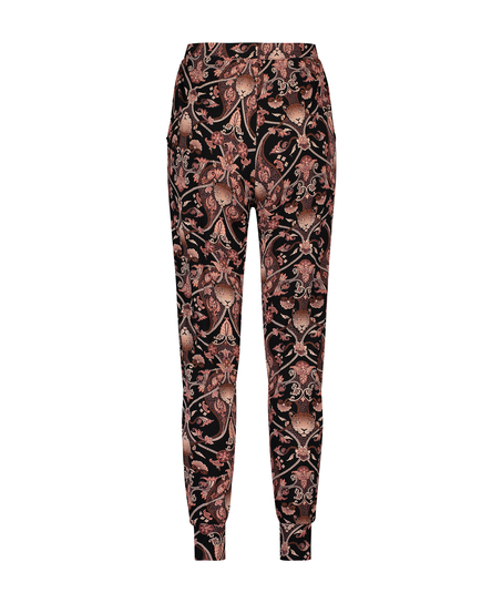 Jersey pysjamasbukser, Svart