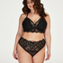 Olivia bralette Curvy, Svart