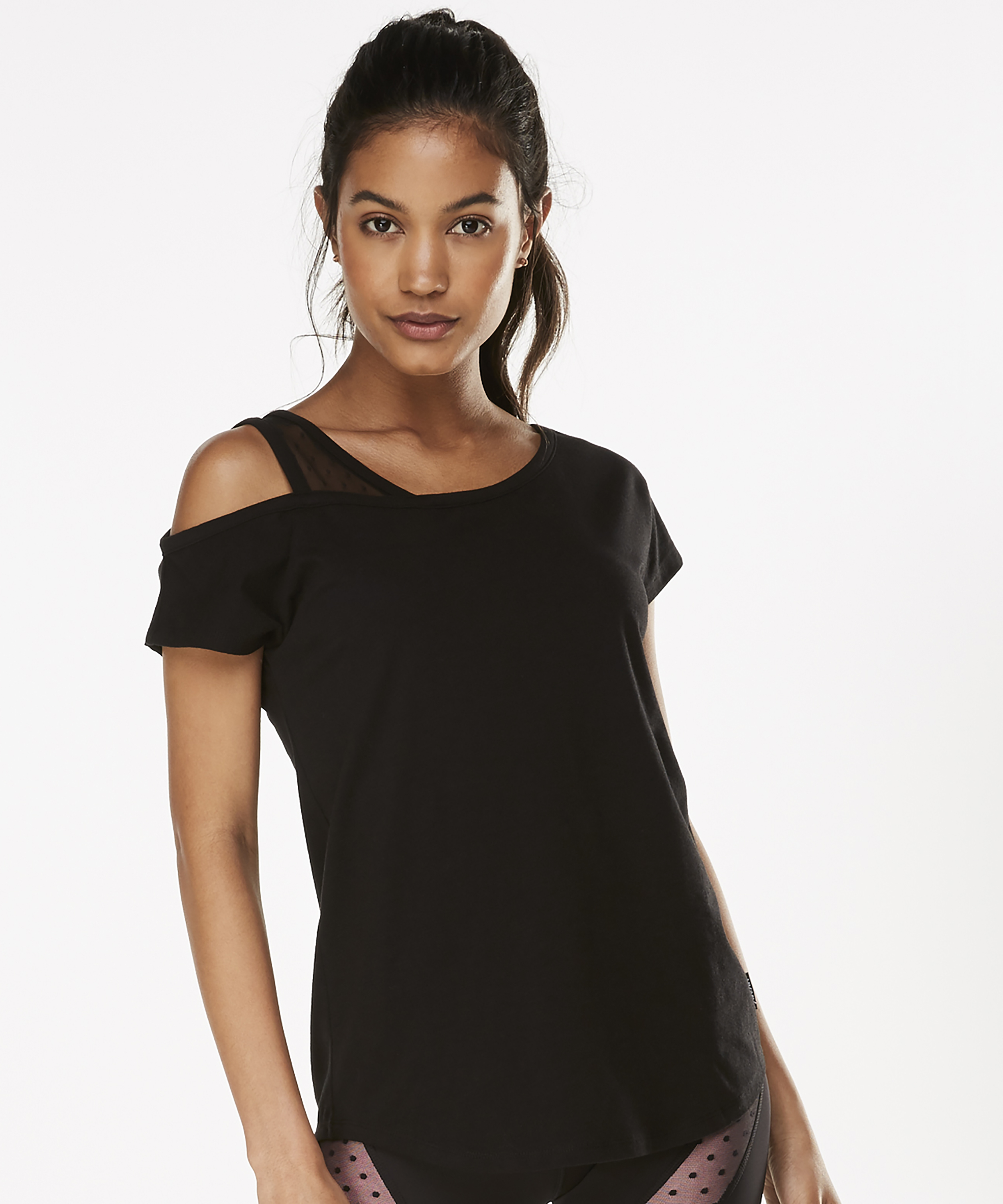 HKMX Branded Short Sleeved Sports Shirt, Svart, main