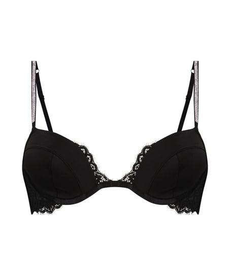 Polstret BH med spiler Beth, Svart