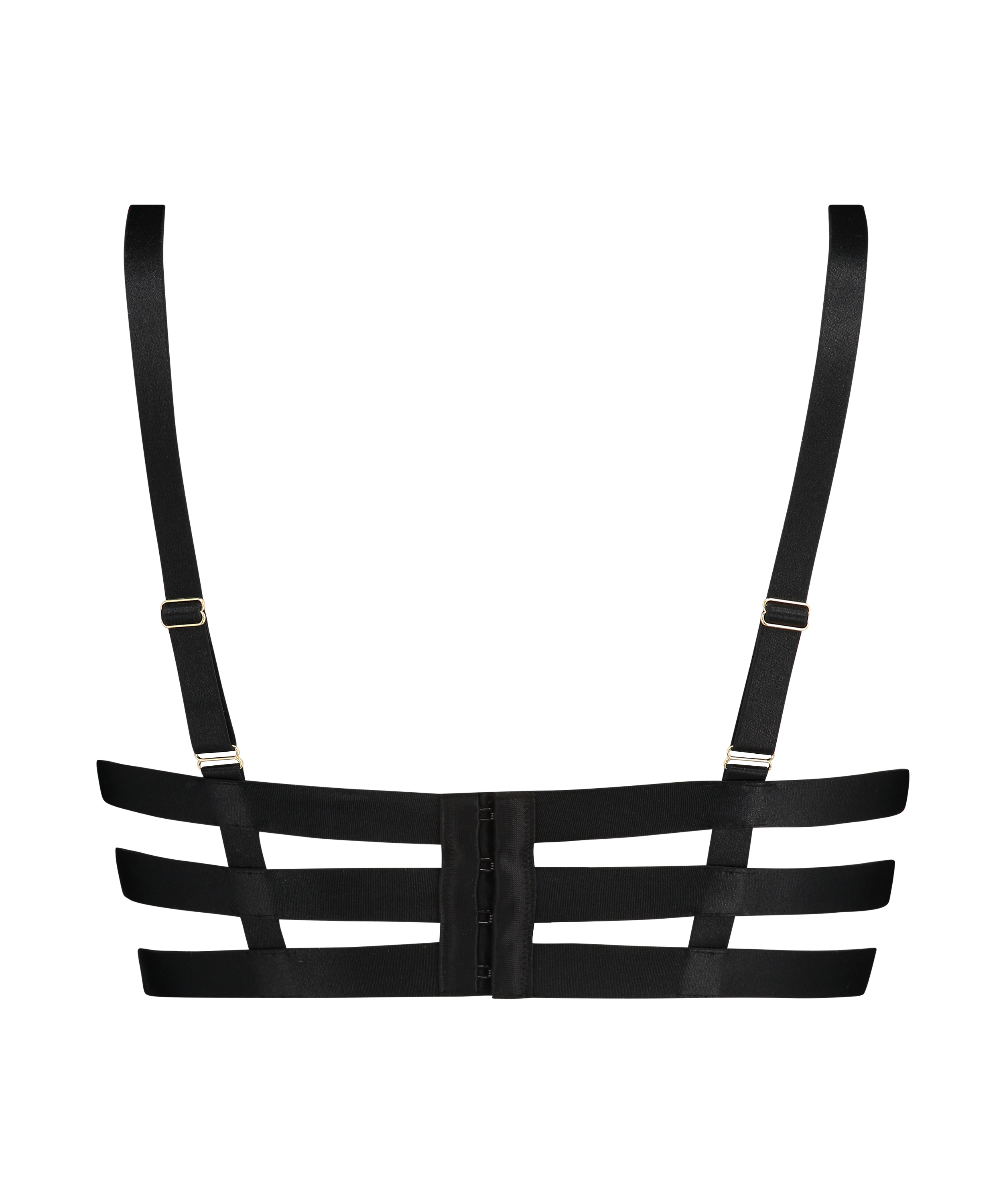 Dallas polstret BH med spiler, Svart, main