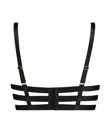 Dallas polstret BH med spiler, Svart