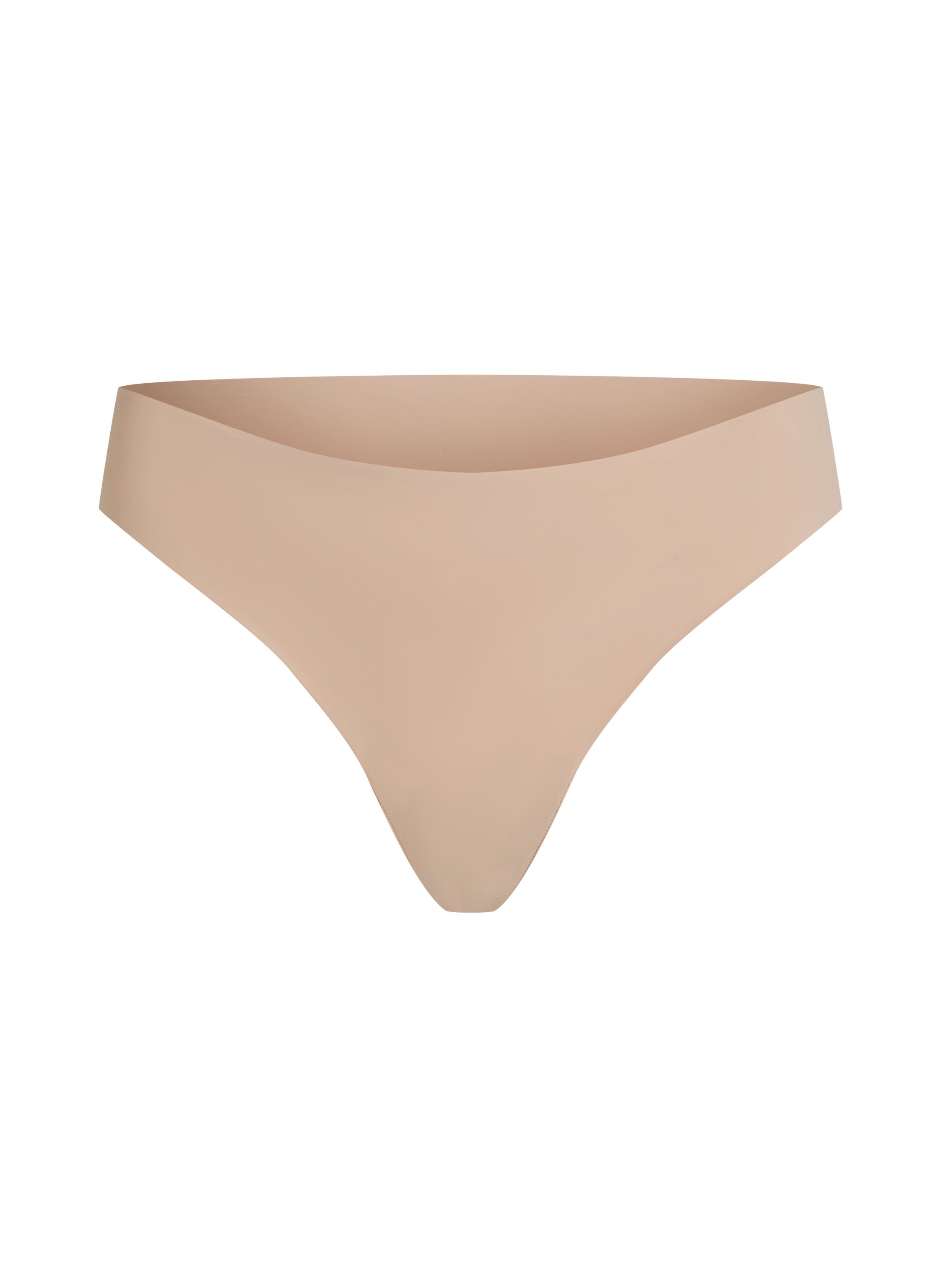 Usynlig grunnleggende thong, Beige