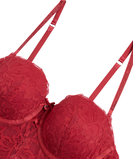 Bustier Charlotta, Rød