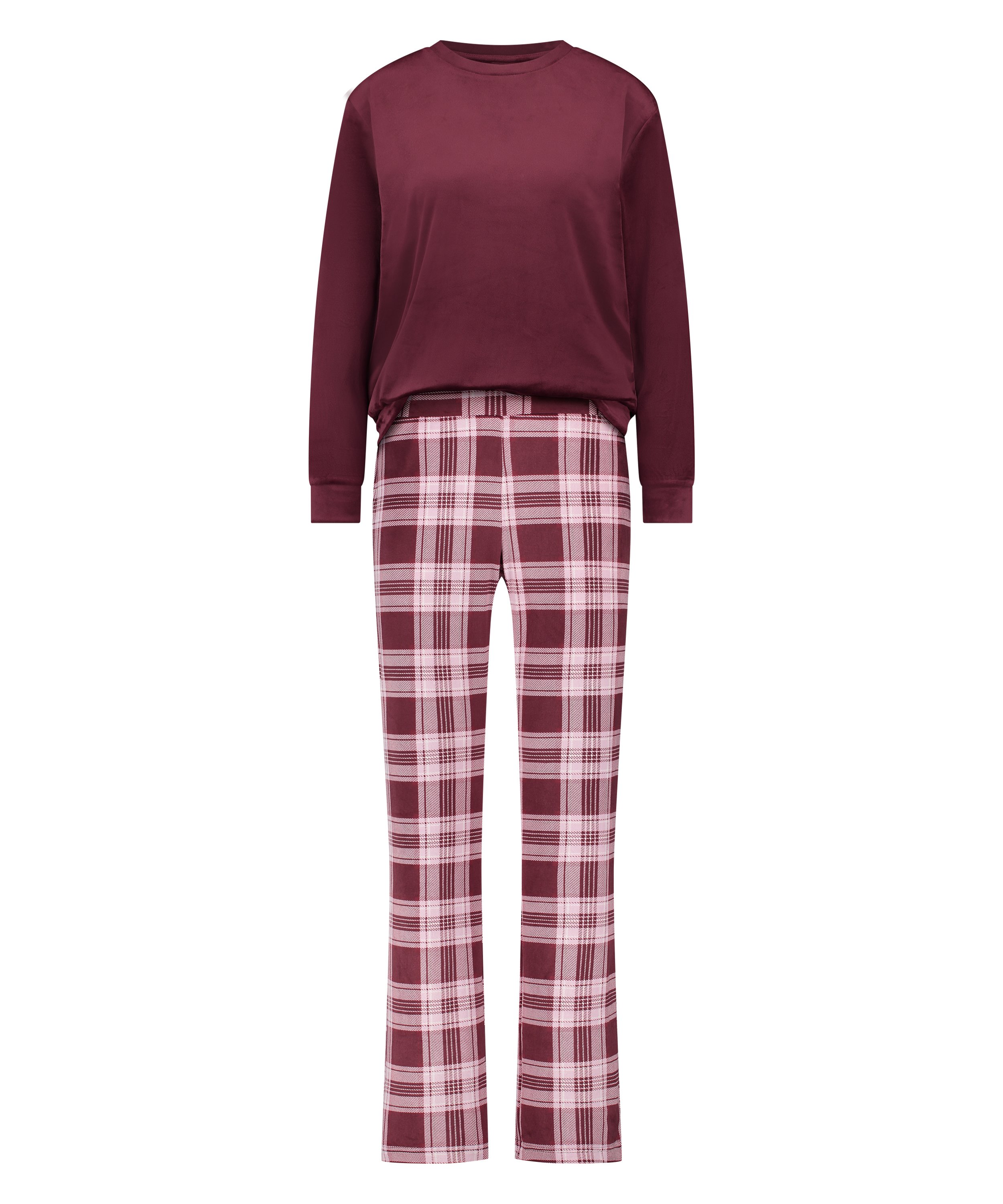 Pysjamassett Velours, Lilla, main