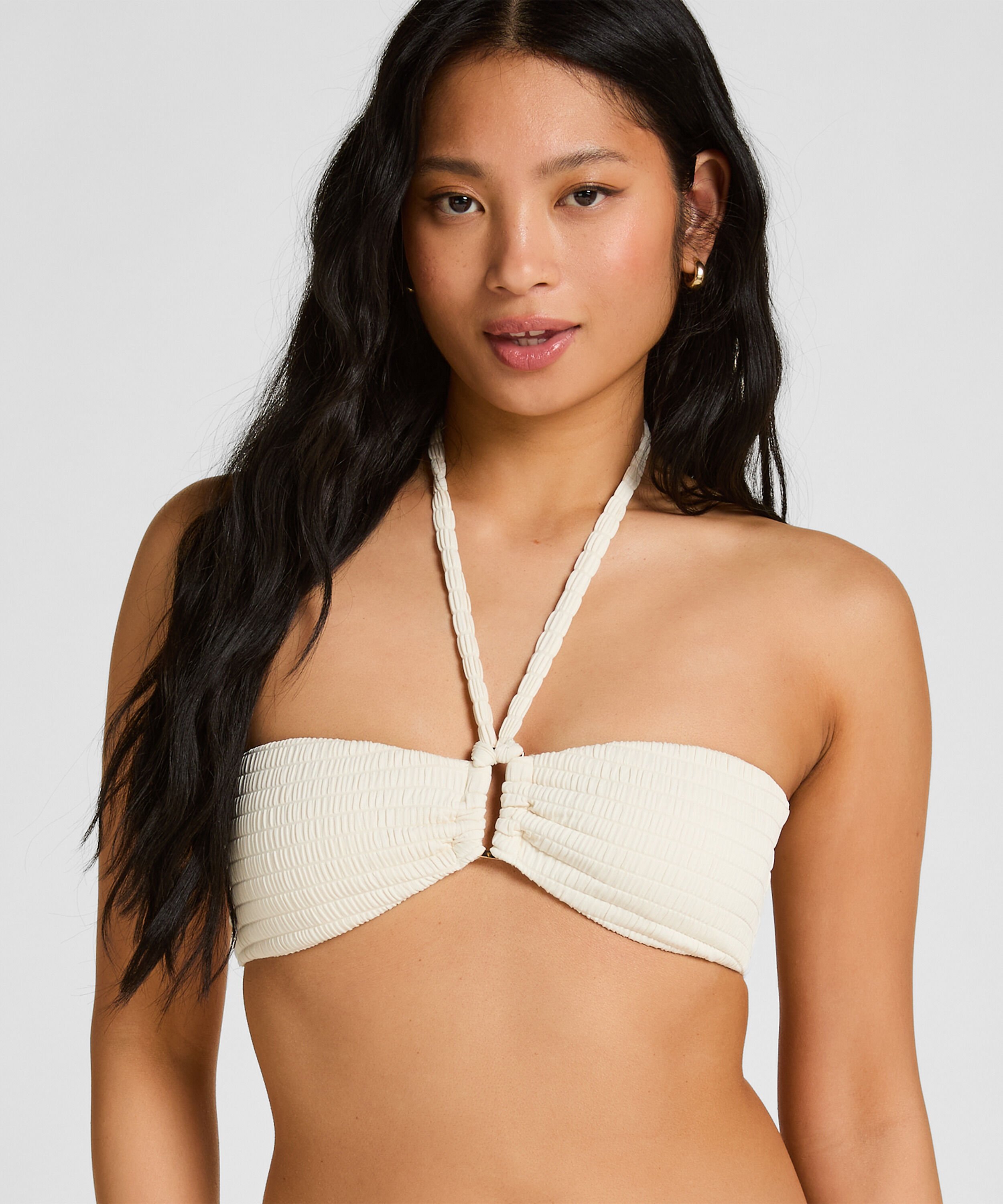 Bandeau Bikinitop St Kitts, Hvit
