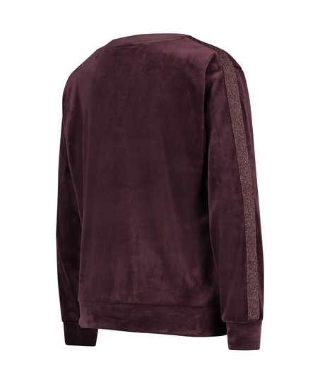 Velvet shimmer topp, Lilla