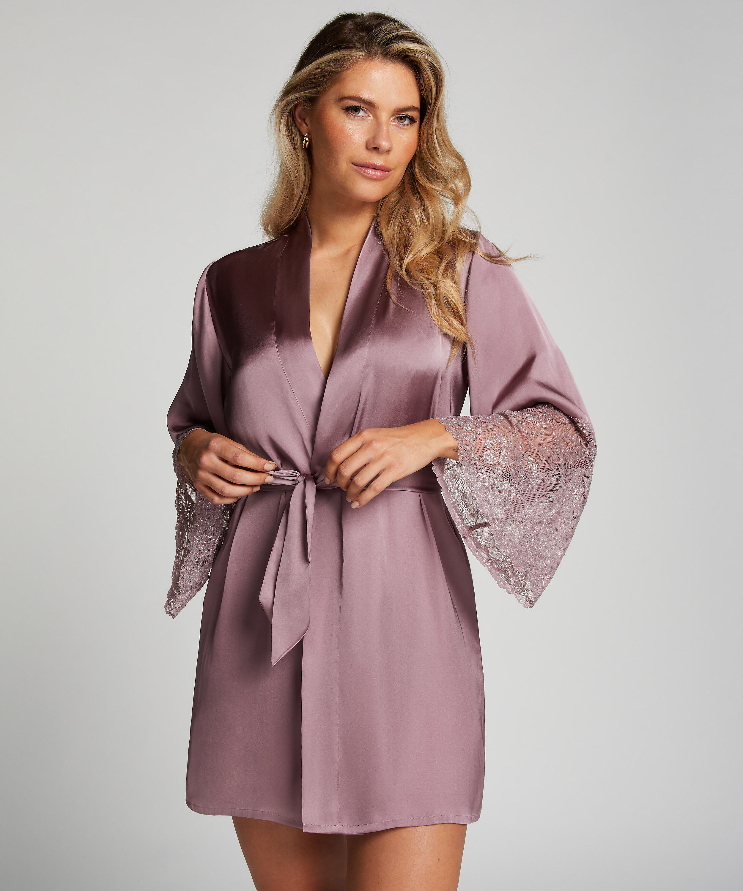 Kimono Satin, Lilla