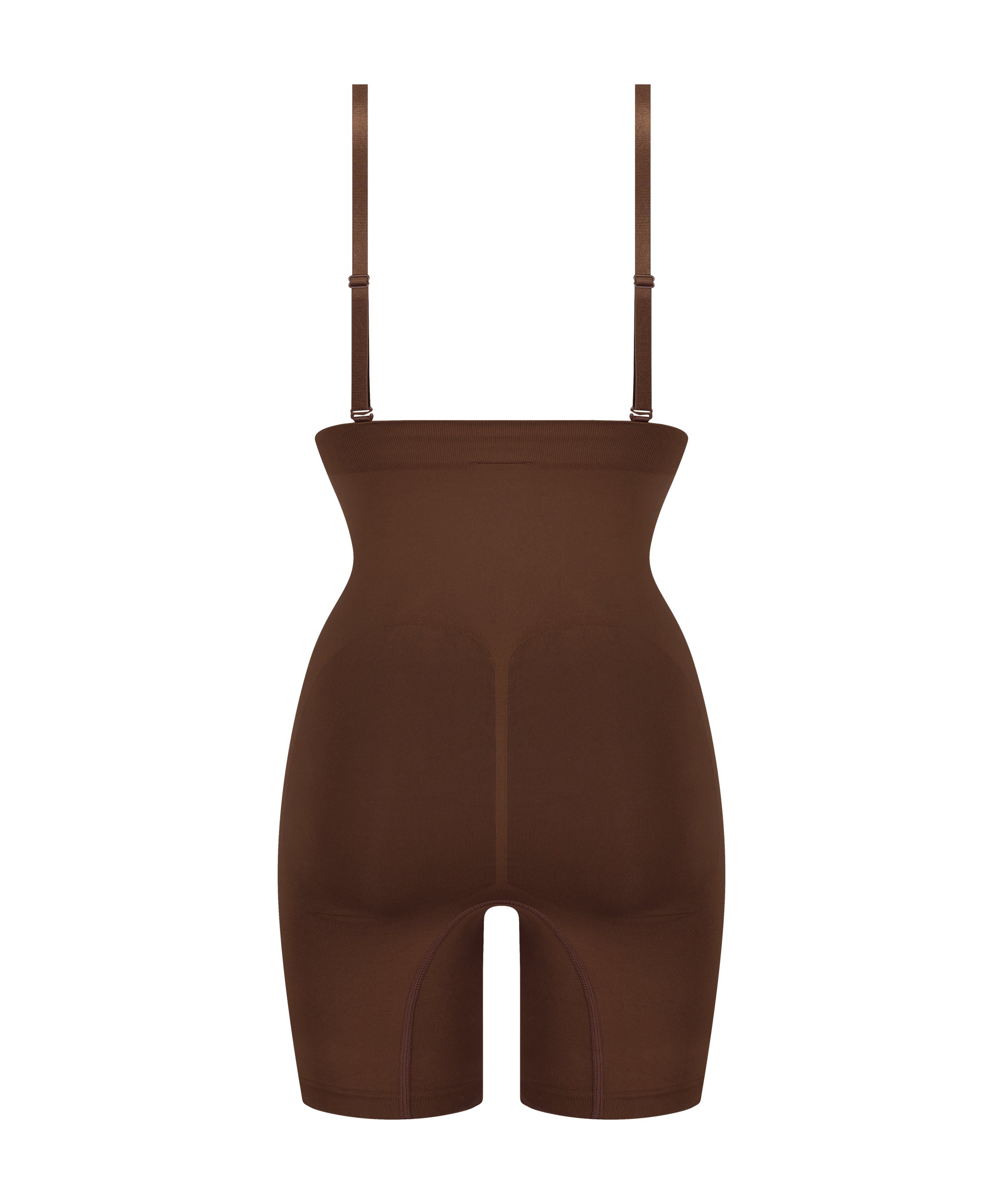 Sømløs slankende lår, Brun, main