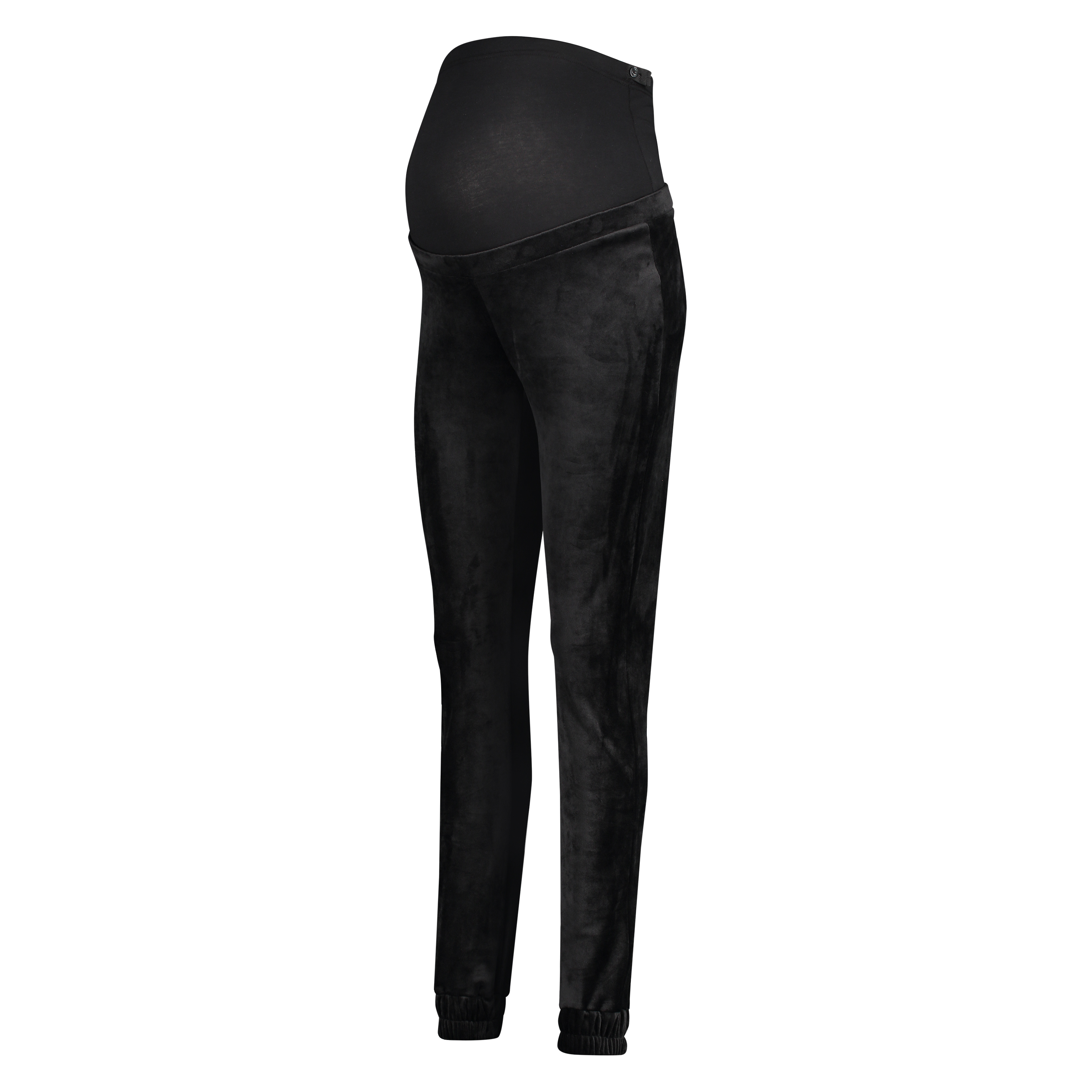 Velvet Shimmer mamma-joggebukser, Svart, main