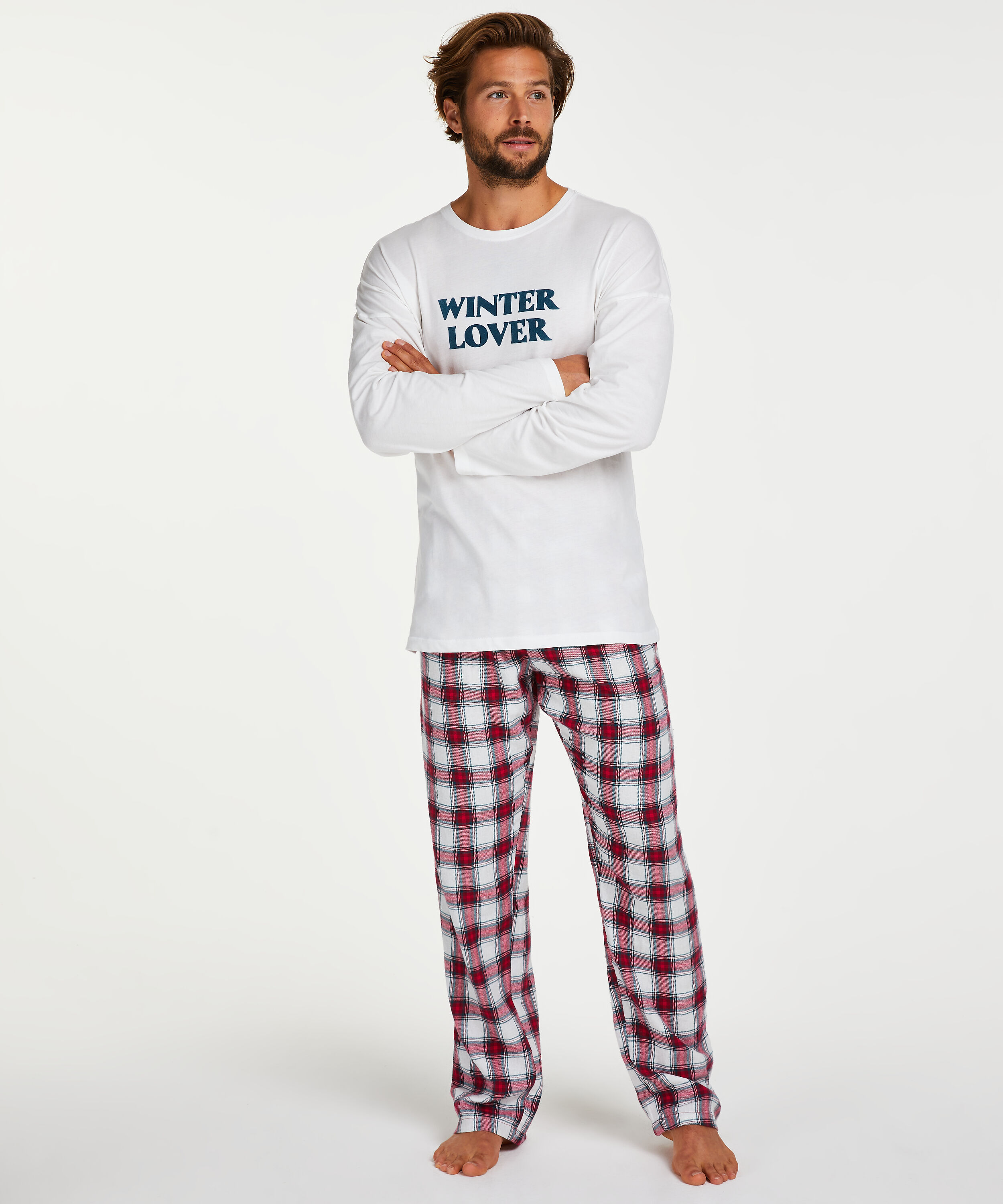 Men's pyjama set, R&oslash;d