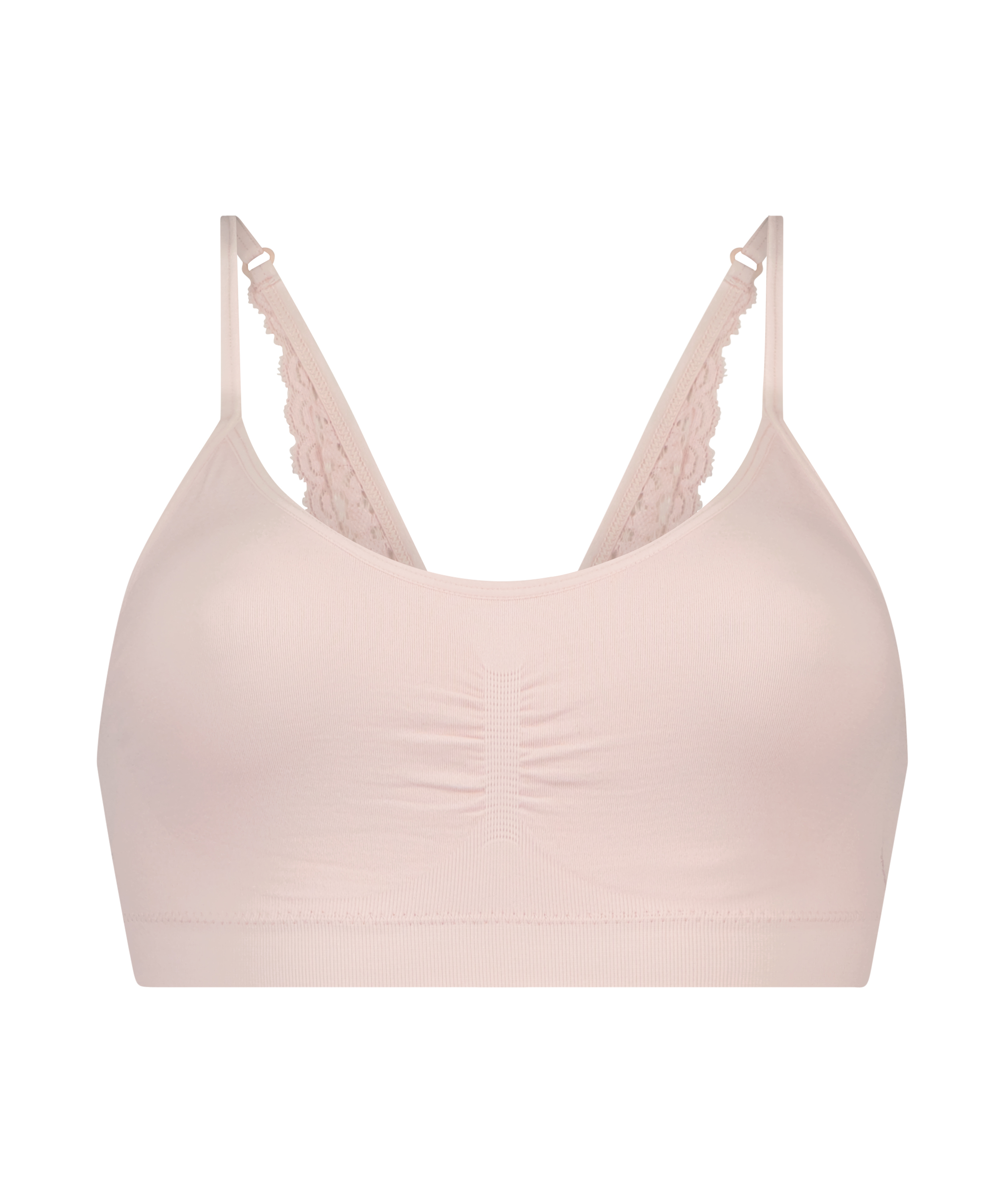 Rose sømløs bralette, Rosa, main