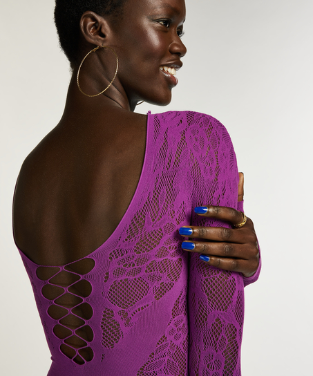 Blondebody med lange ermer Nyakim, Lilla