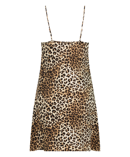 Underkjole Satin, Svart