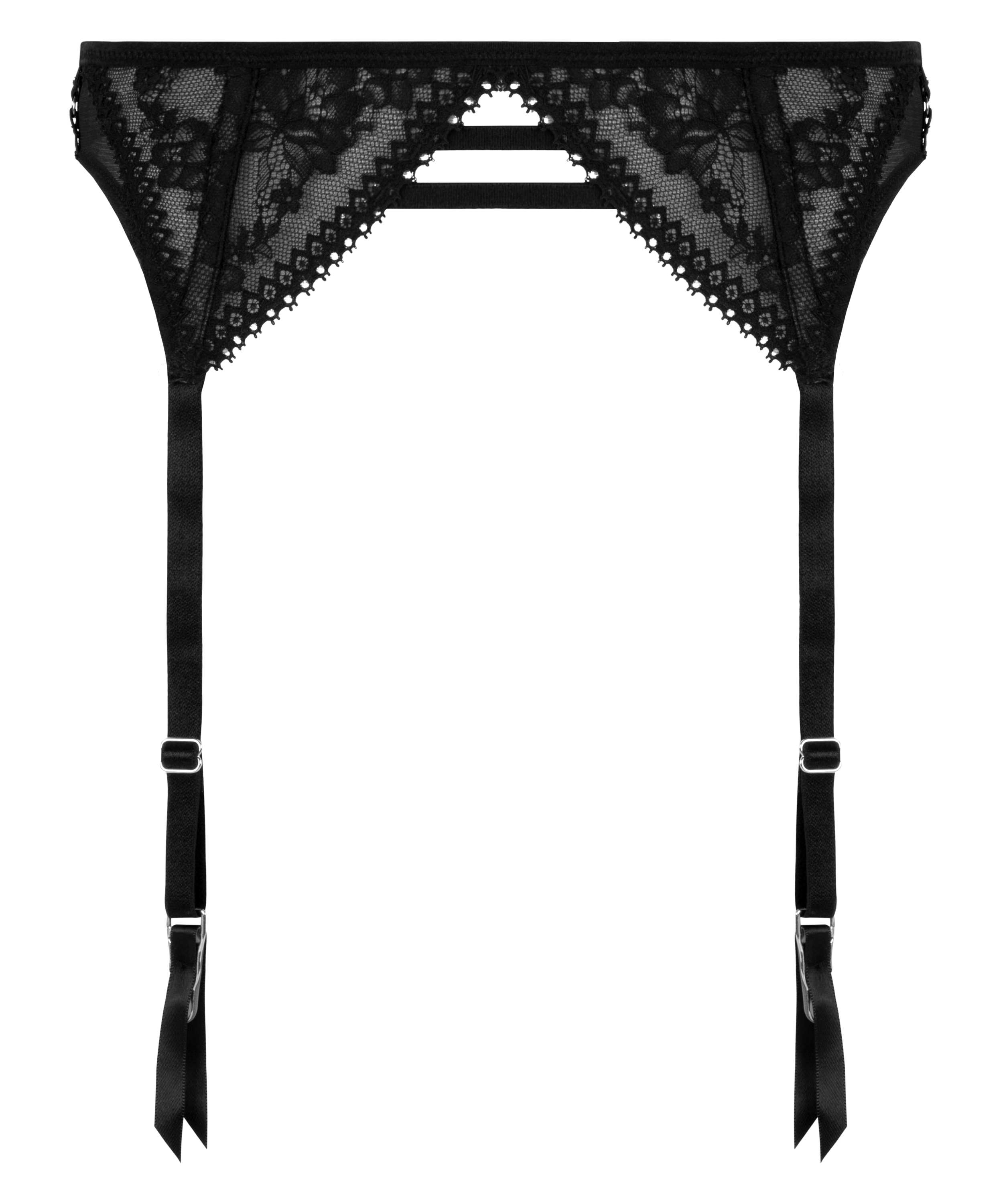 Vera strømpeholder, Svart, main