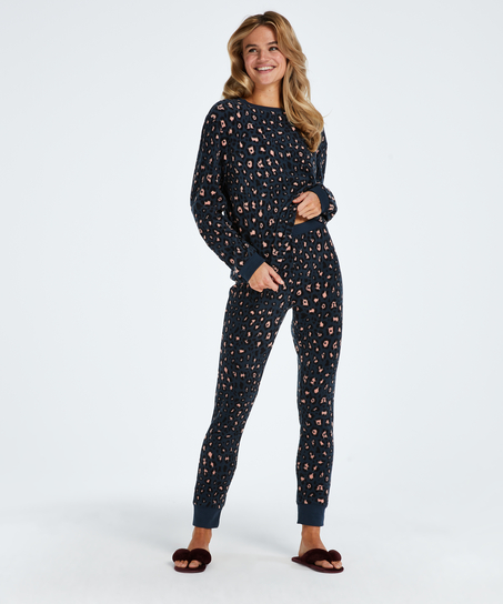 Pyjamaset with Bag, Bl&aring;