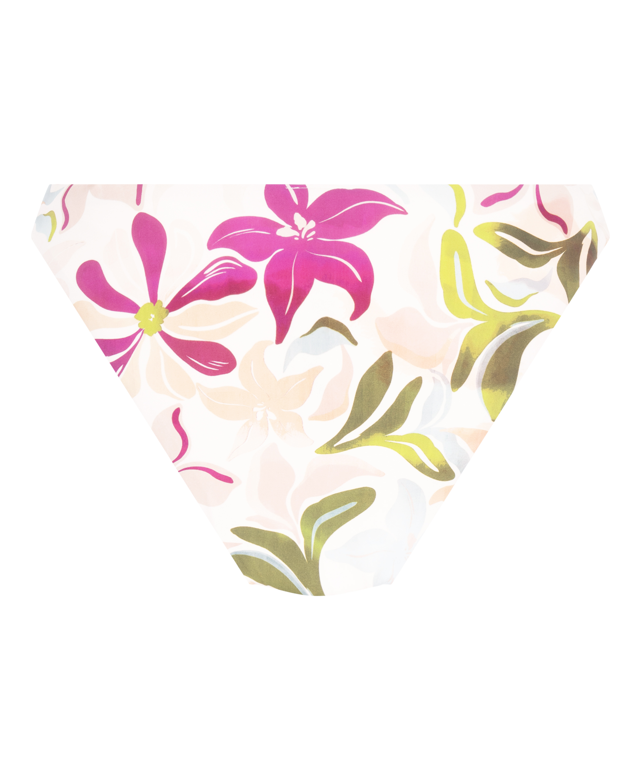 Ayanna Highleg Bikiniunderdel, Hvit, main