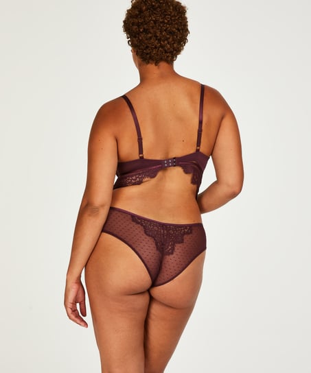 Vattert bh med b&oslash;yle longline Marilee, Lilla