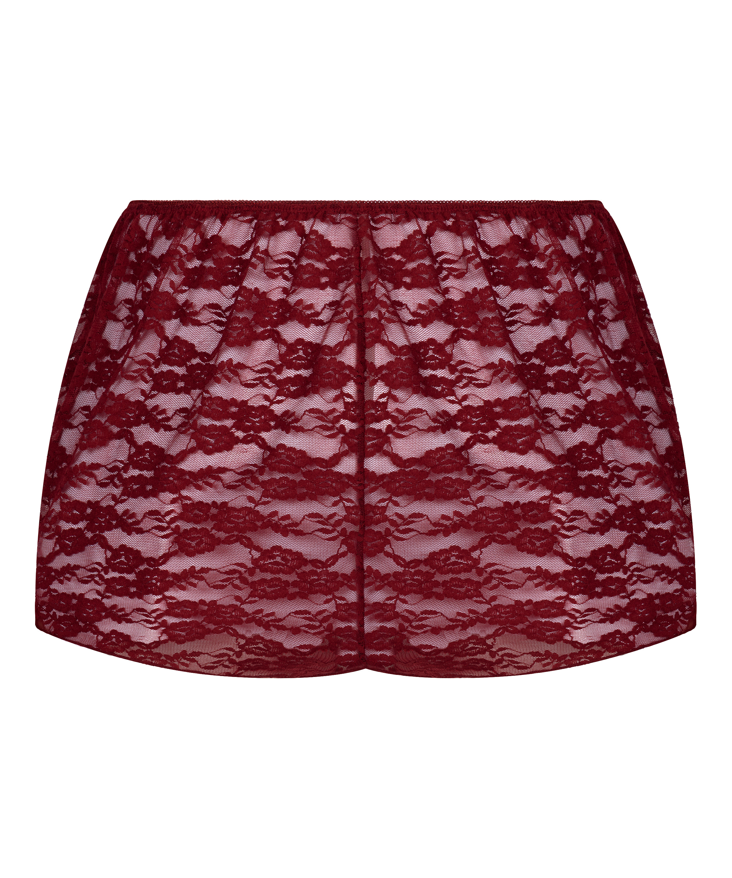 Short Allover Lace, R&oslash;d, main