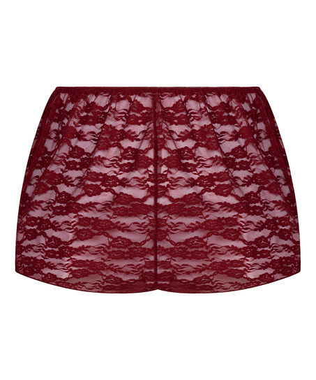 Short Allover Lace, R&oslash;d