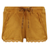 Velvet lace shorts, Gul