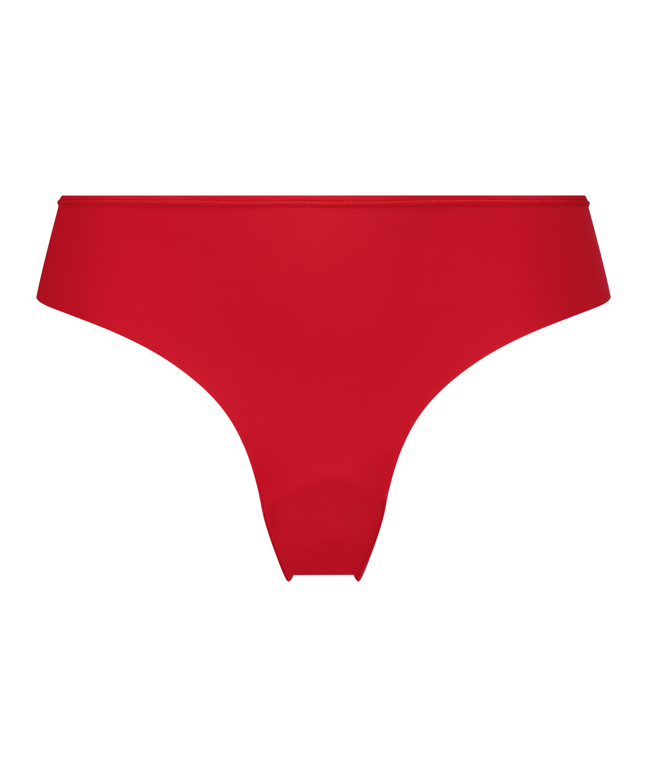 Invisible brasiliansk truse Lace Back, R&oslash;d, main