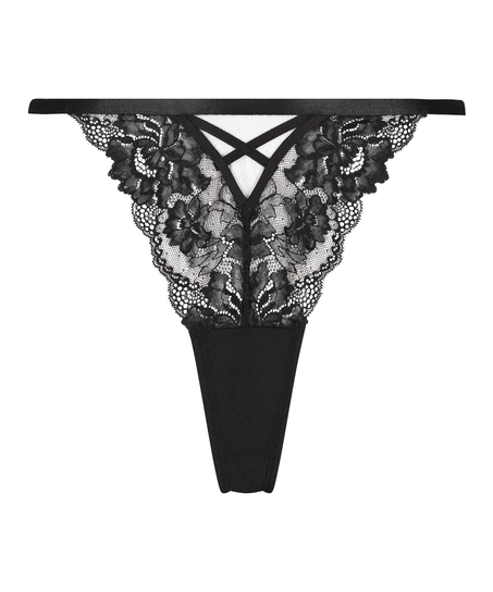 G-streng Gigi, Svart