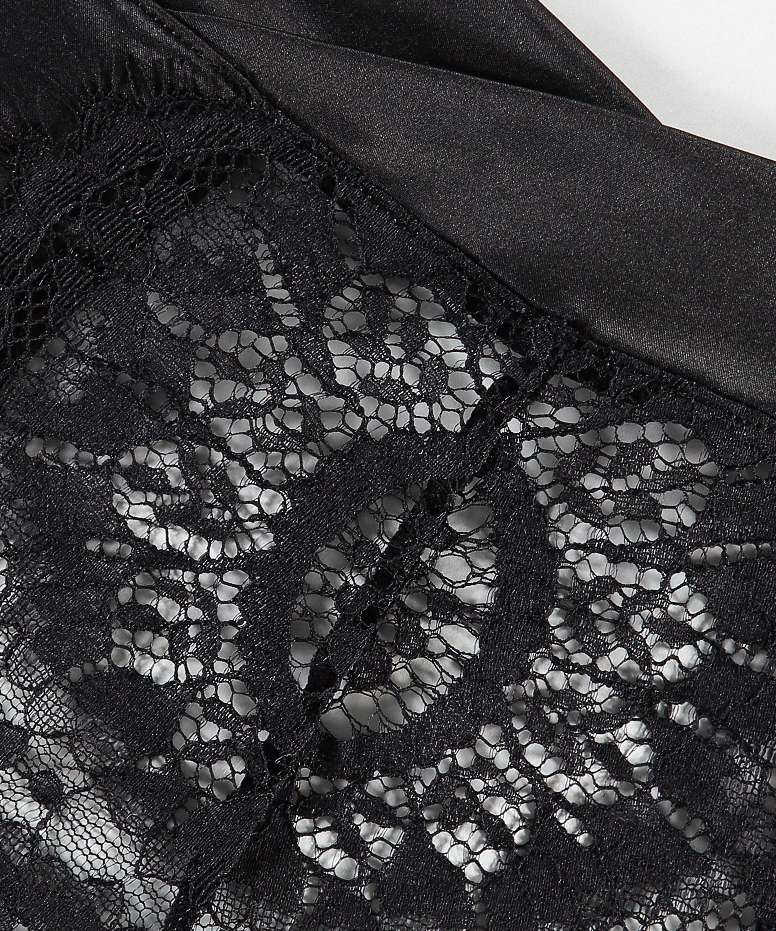 Hannako h&oslash;y g-streng, Svart, main