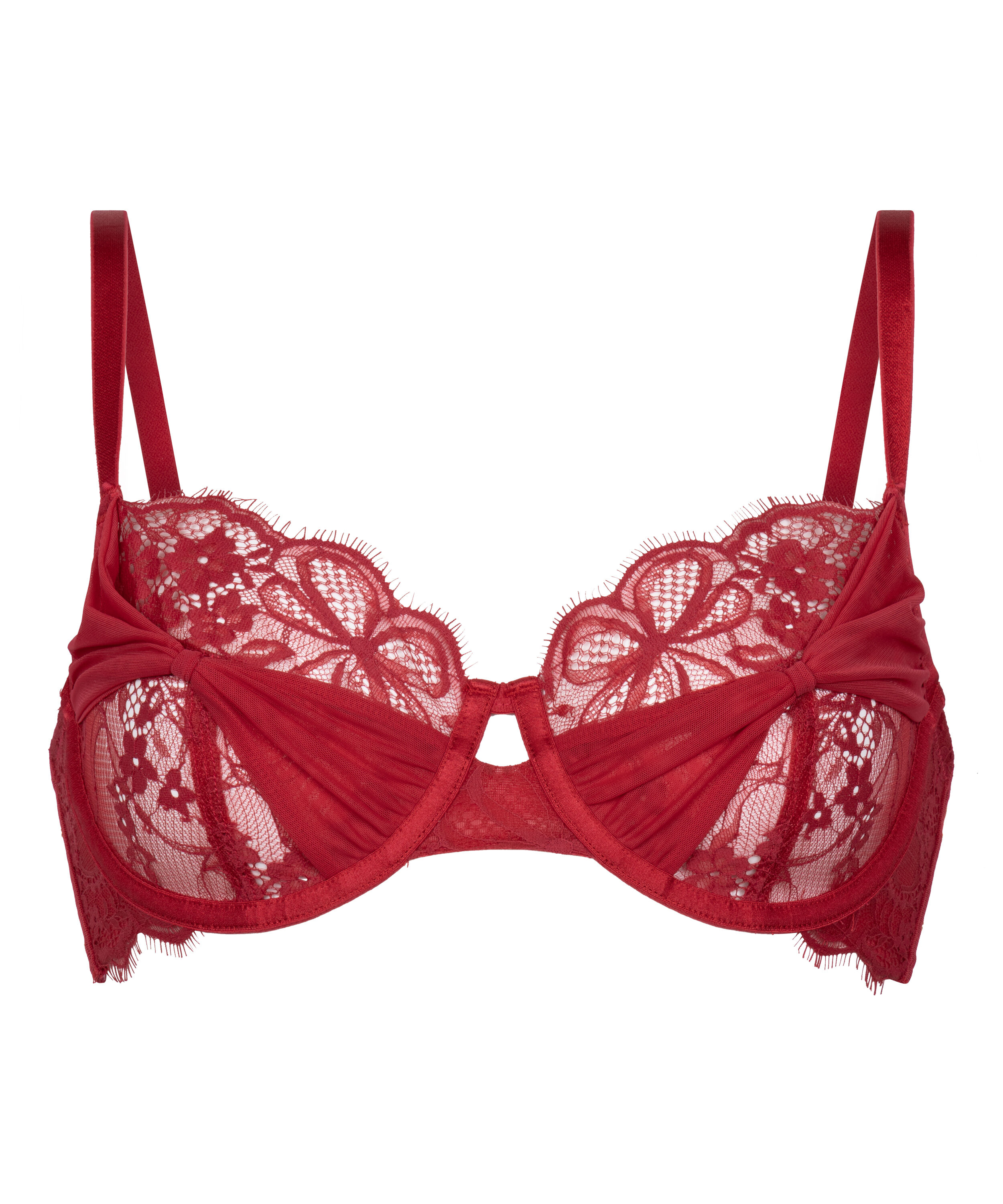 Marianna Non-Padded Underwired Bra, R&oslash;d