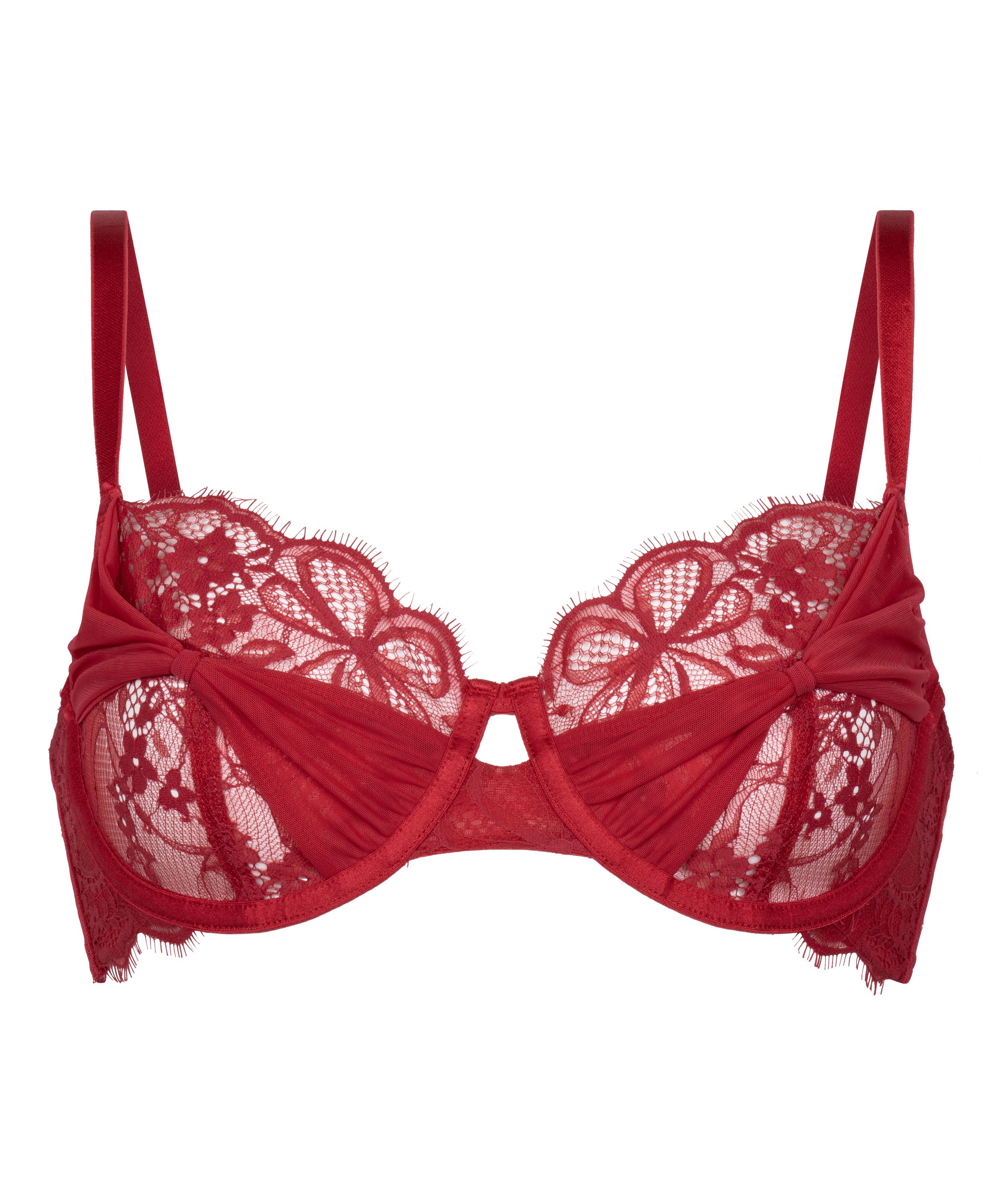 Marianna Non-Padded Underwired Bra, Rød, main