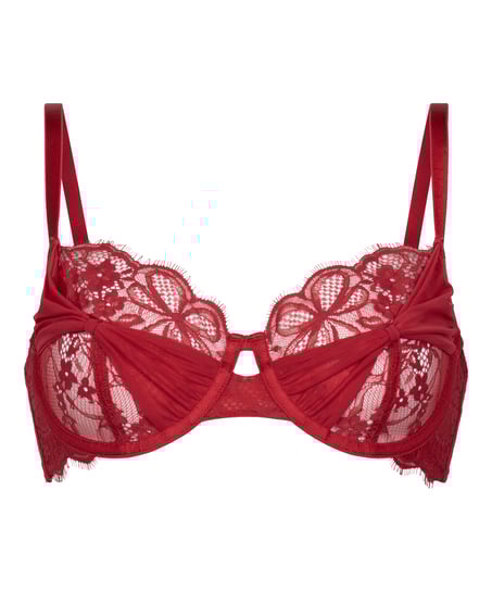 Marianna Non-Padded Underwired Bra, Rød