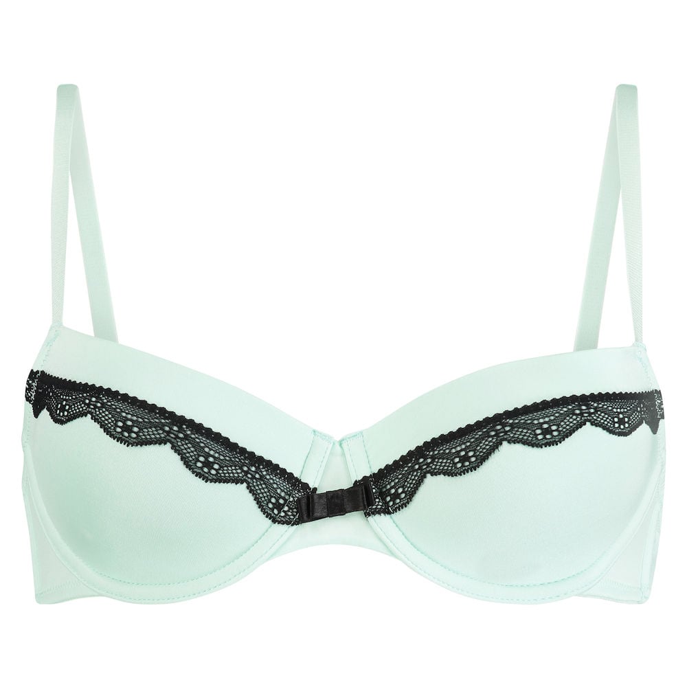 Lucie padded underwired bra, Grønn, main