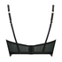 Raine longline polstret spile-BH, Svart