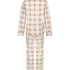 Pyjamassett i polarfleece, Hvit