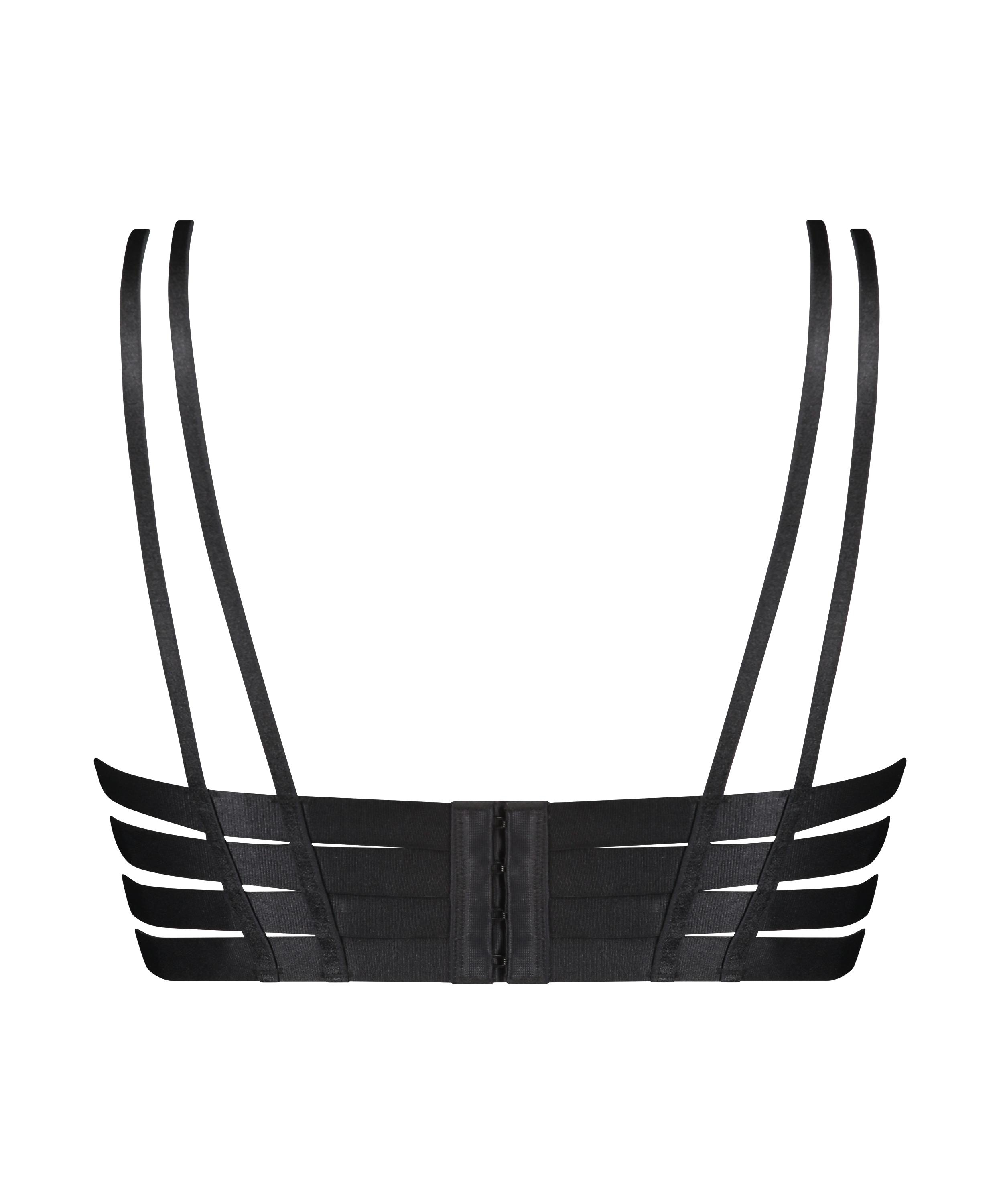 Athena upolstret spile-BH, Svart, main