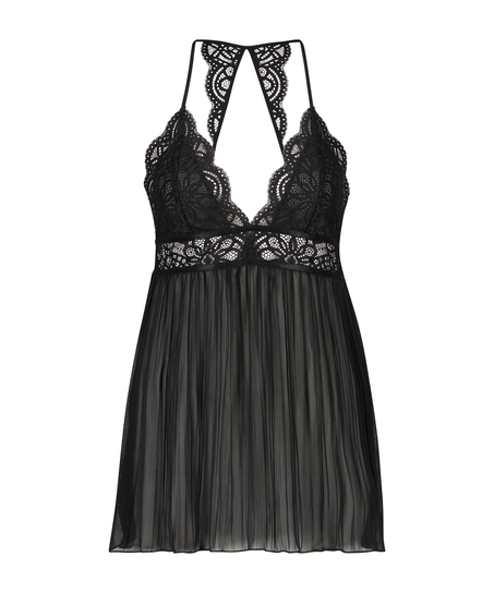 Chiffon babydoll, Svart