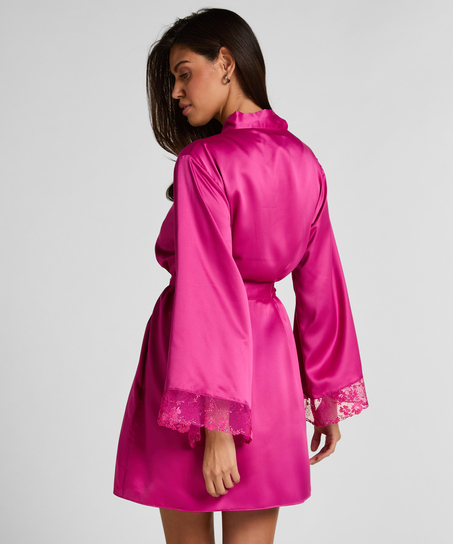 Peonie Kimono Satin, Rosa