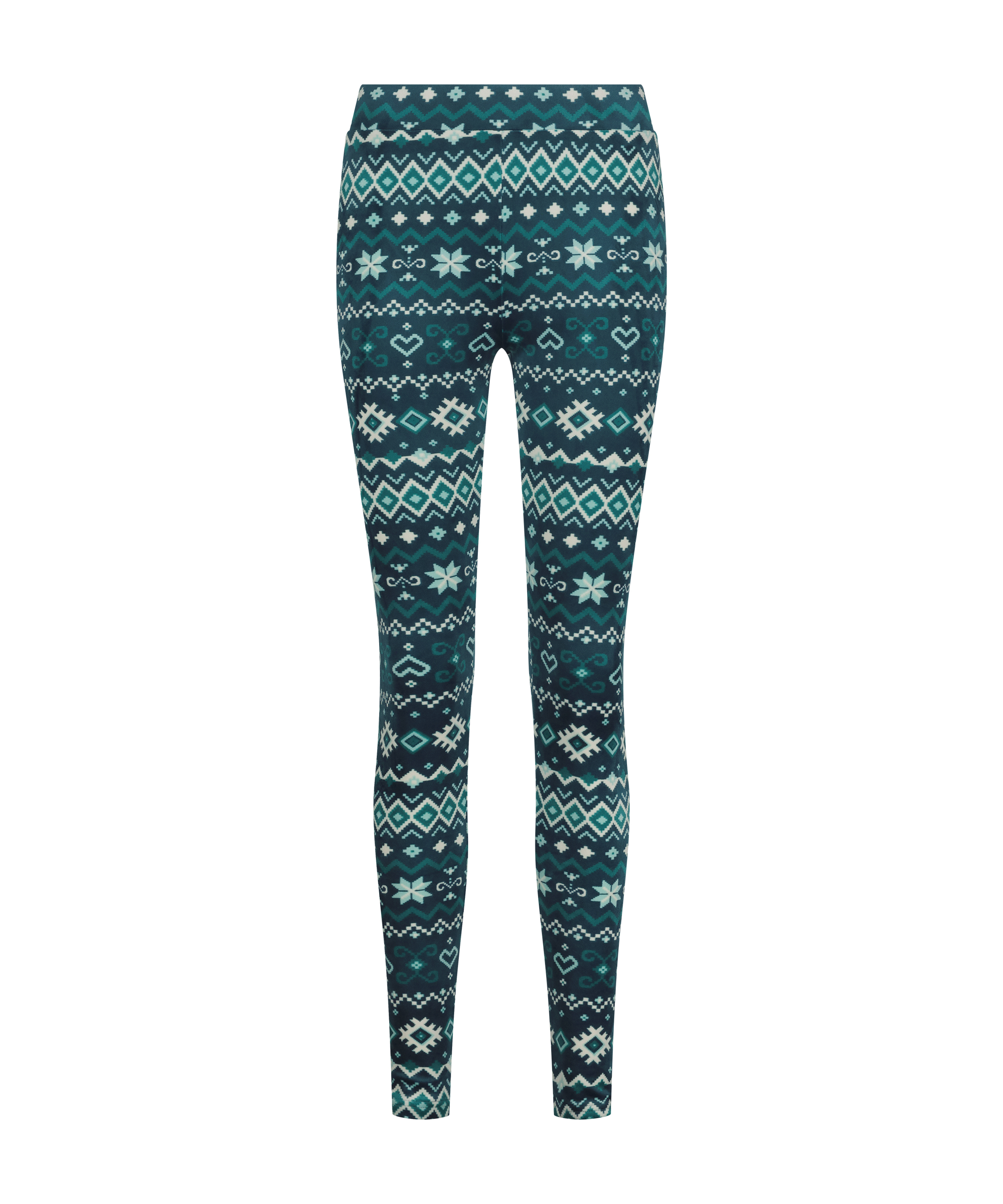 Legging velours, Blå, main