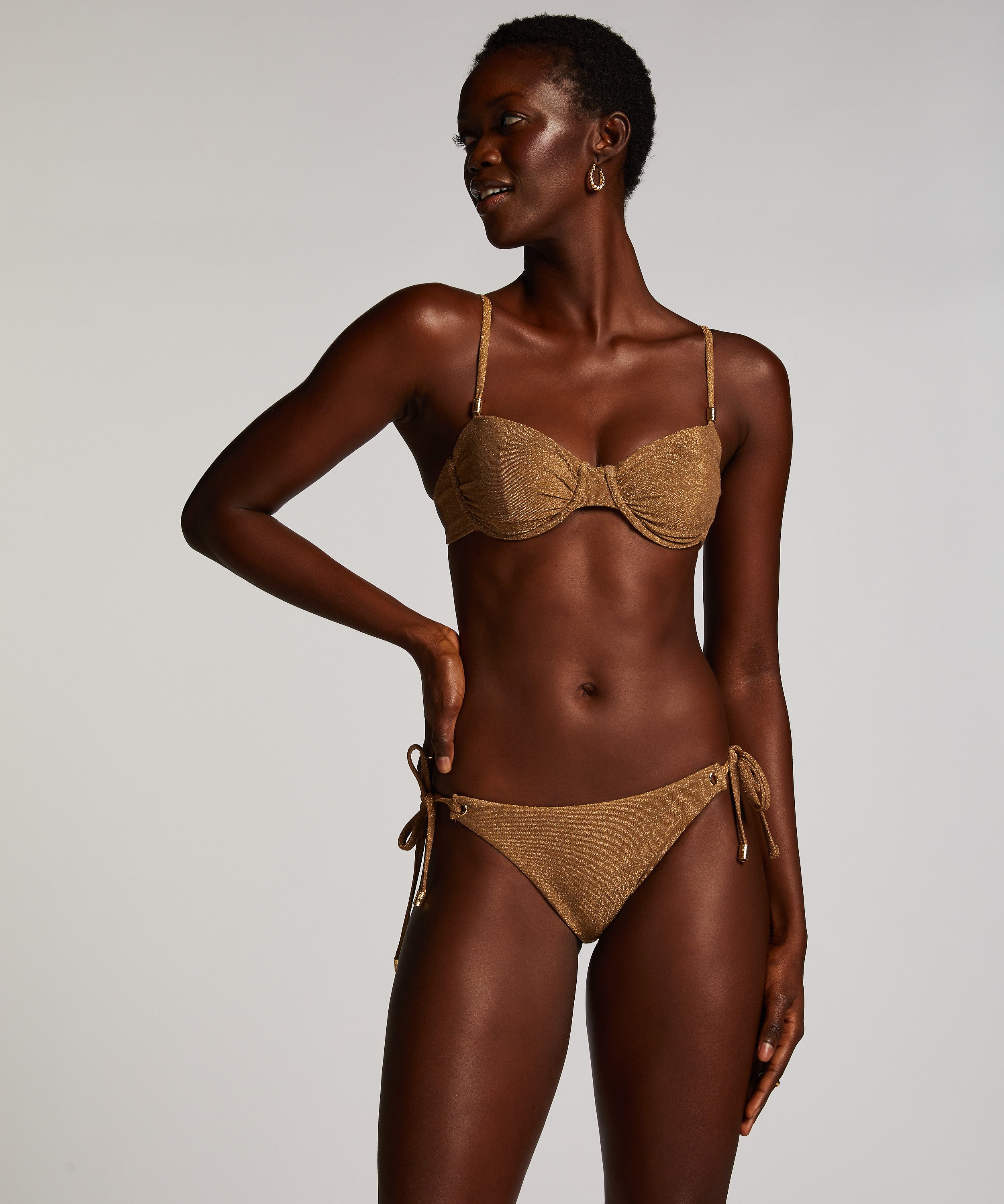 Bikinitopp Goldie Shimmer, Gul, main