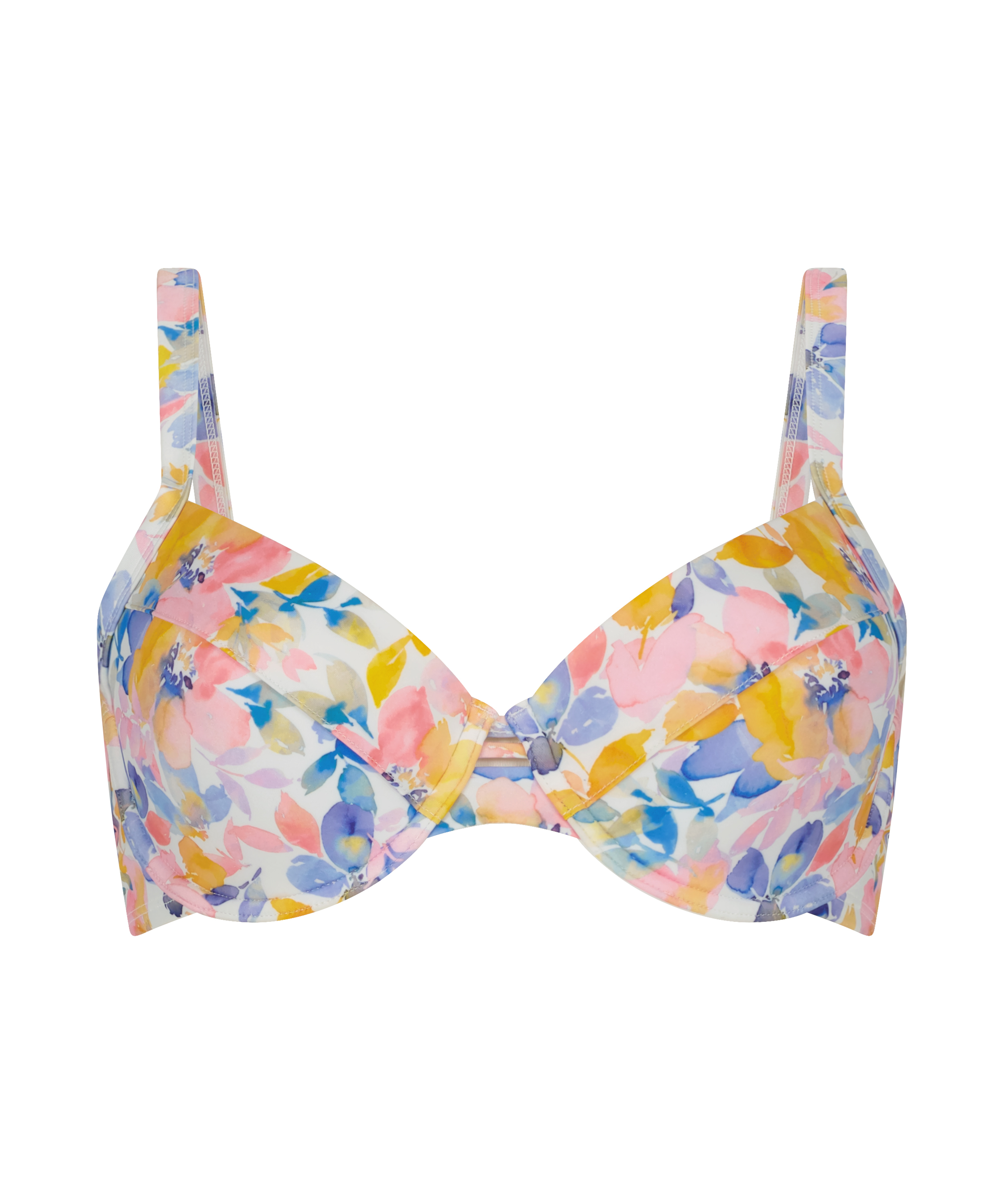 Polstret bikinitopp med b&oslash;yle Palma, Hvit, main