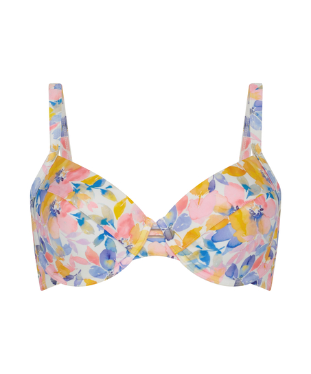 Polstret bikinitopp med b&oslash;yle Palma, Hvit