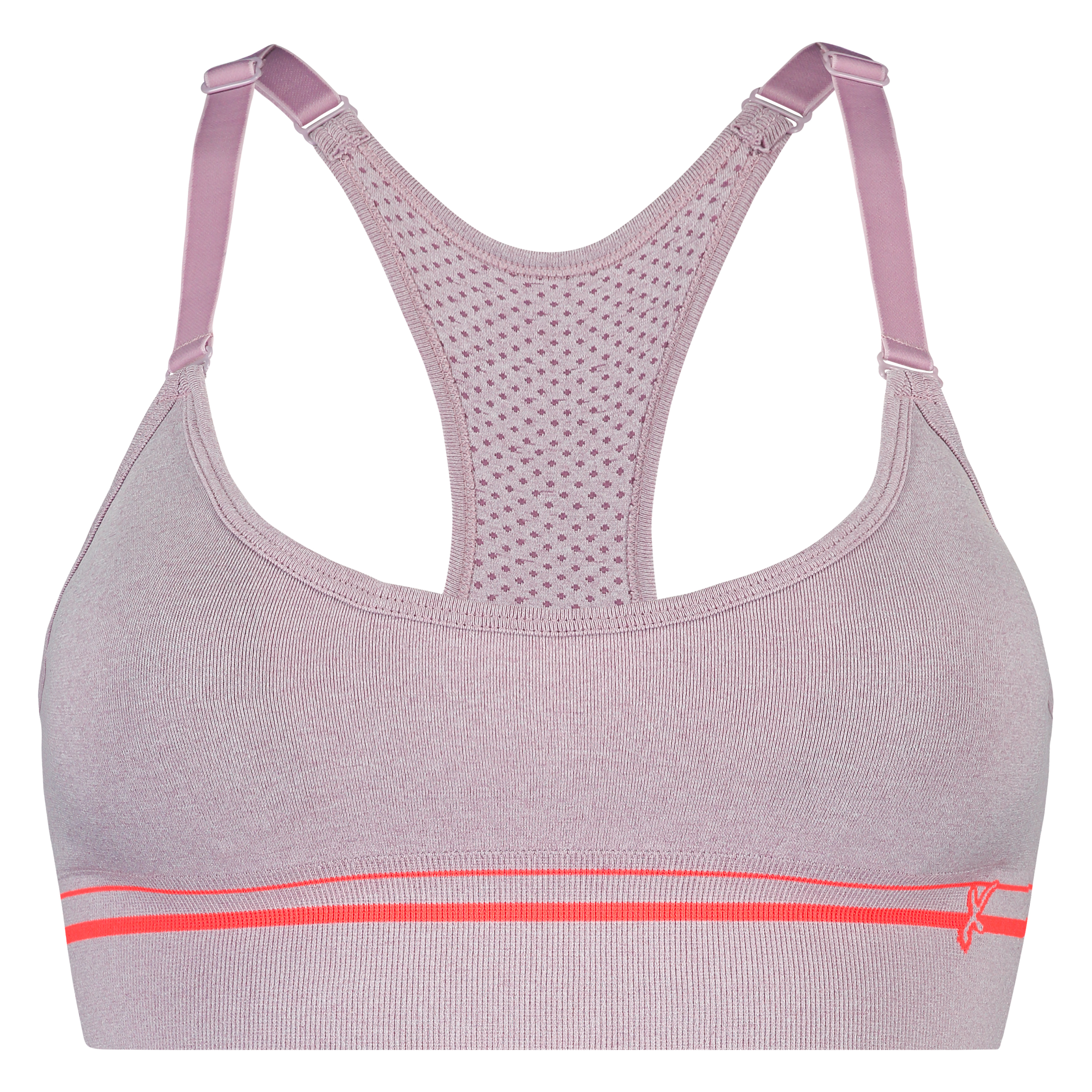 HKMX The Crop Level 1 Sports Bra, Lilla, main