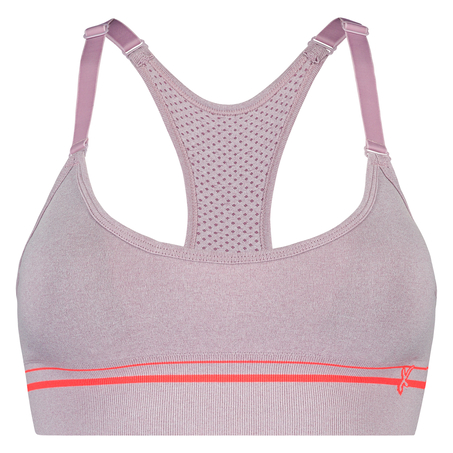 HKMX The Crop Level 1 Sports Bra, Lilla