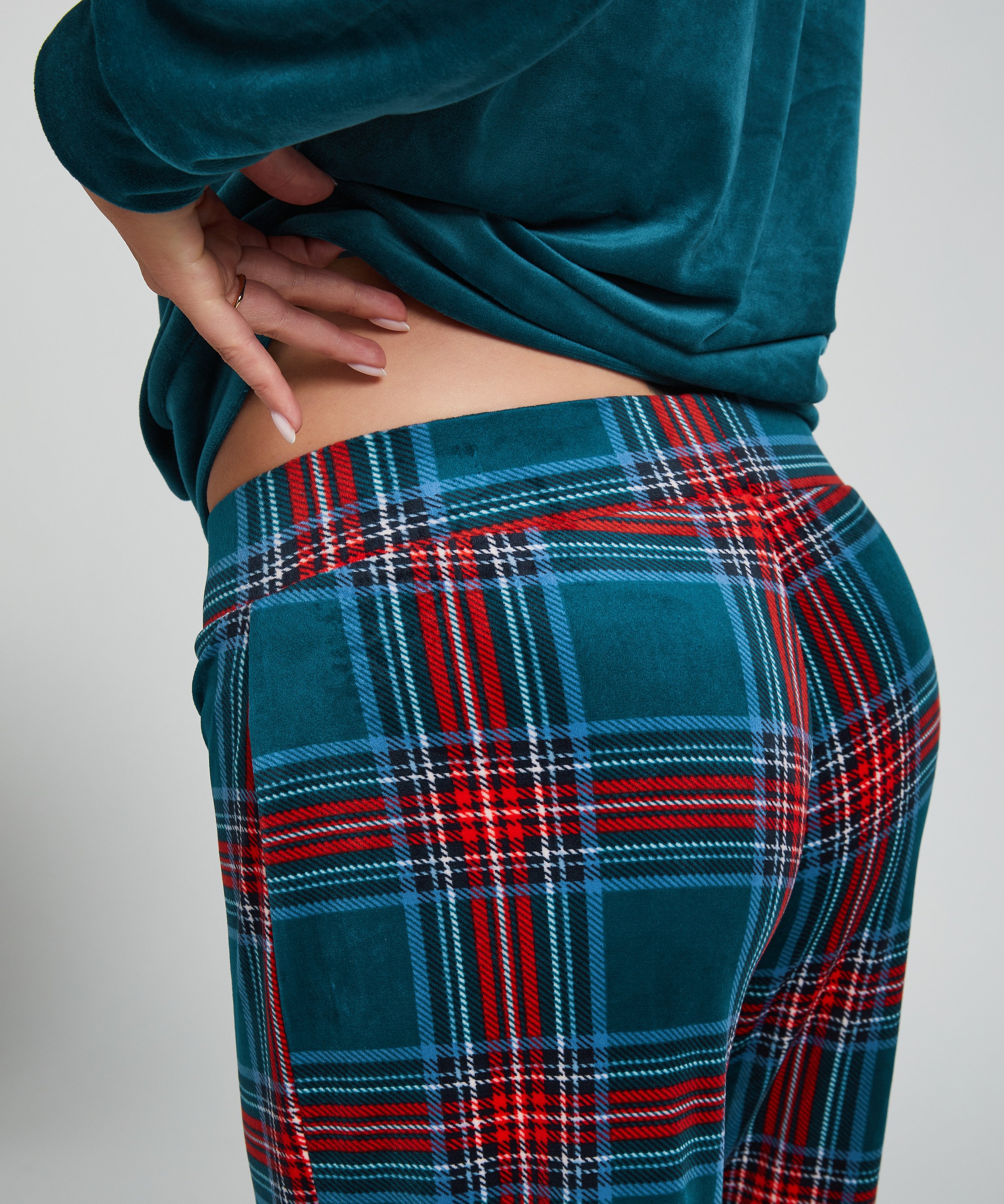 Pyjamaset with Bag, Blå, main