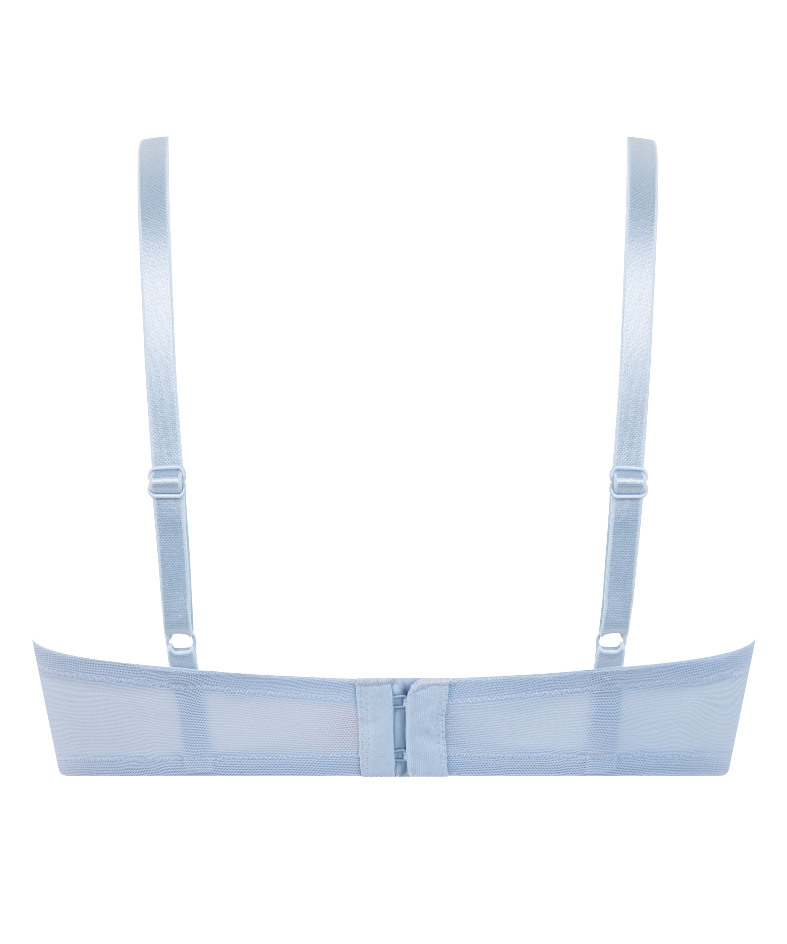 Cherry vattert pushup-BH med bøyle, Blå, main