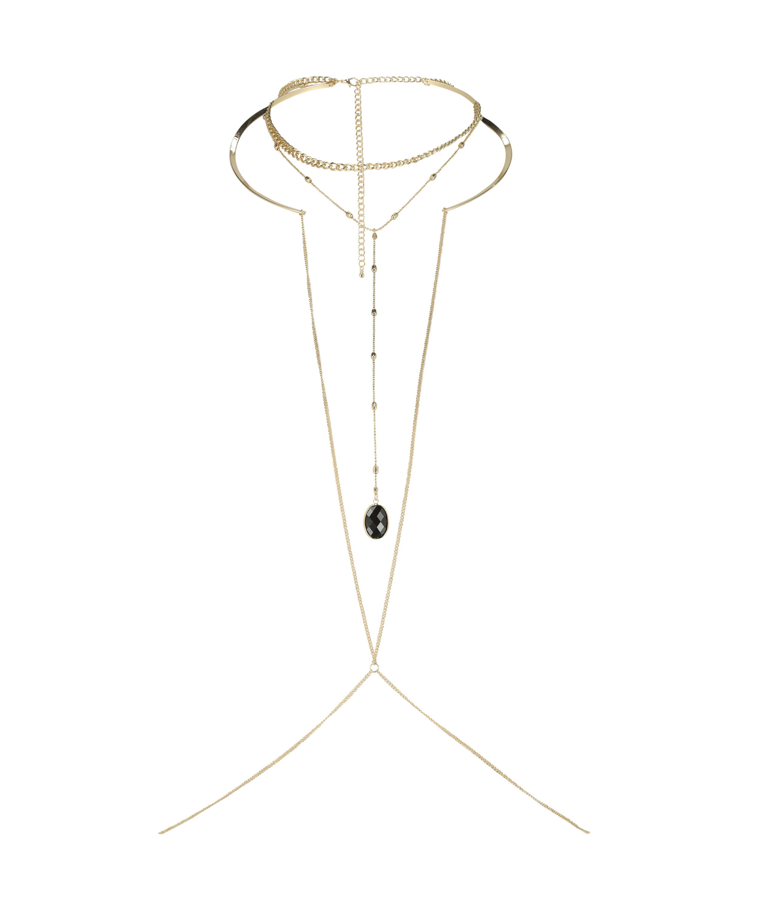 Choker Body Chain, Gul, main